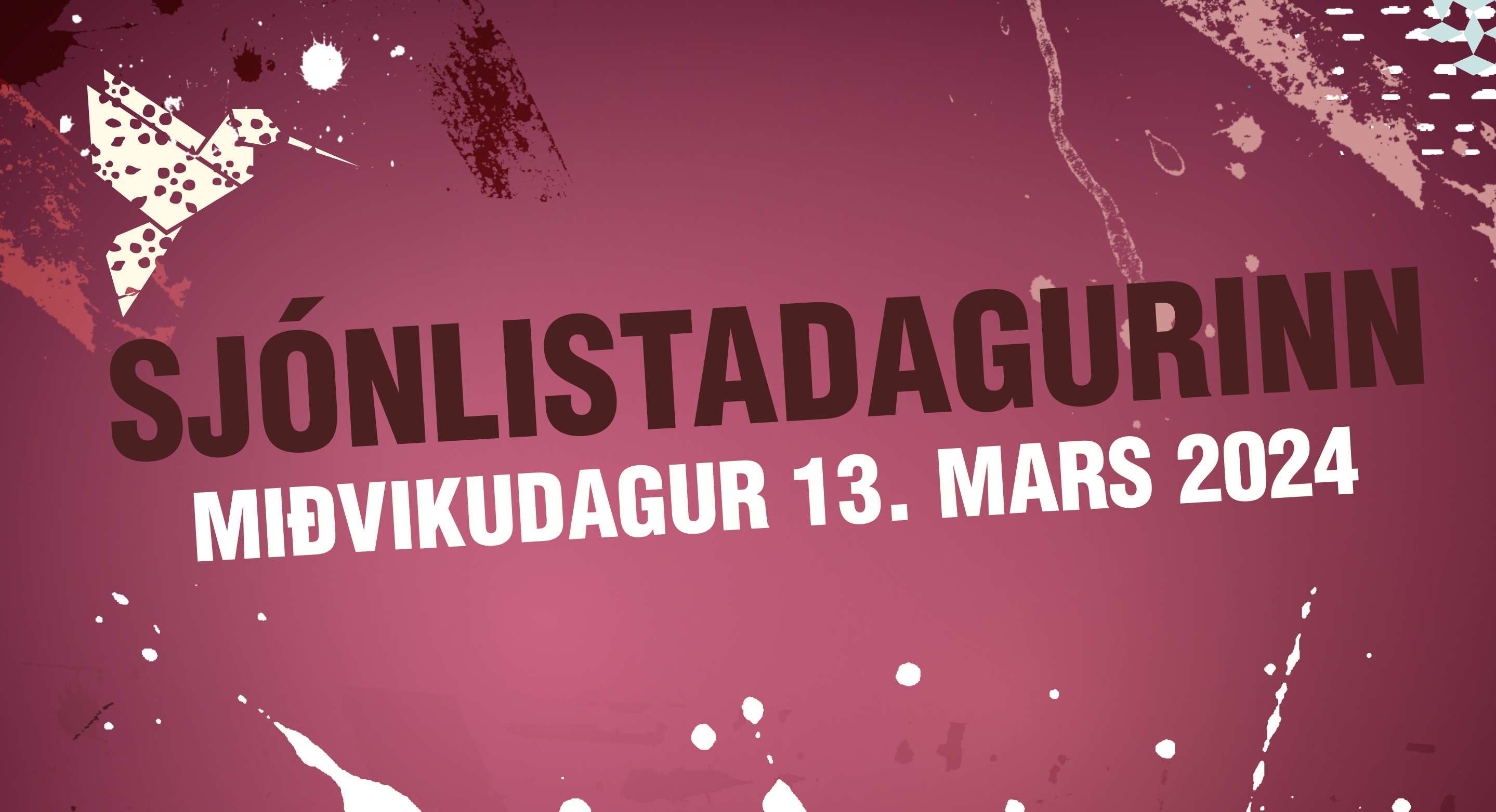 Sjónlistadagurinn í Norræna húsinu